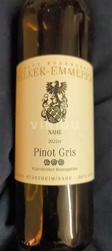 Nahe Weingut Helker-Emmerich Pinot Gris 2022