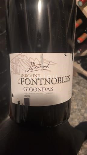 Thung lũng Rhône Gigondas Domaine S Fontnobles 2020
