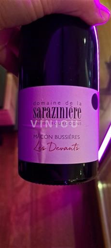 Bourgogne Mâcon và Mâcon-villages Domaine La Sarazinière Les Devants 2019