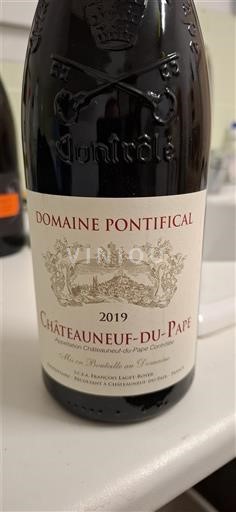 Valle del Rodano Châteauneuf-du-Pape Domaine Pontifical 2019