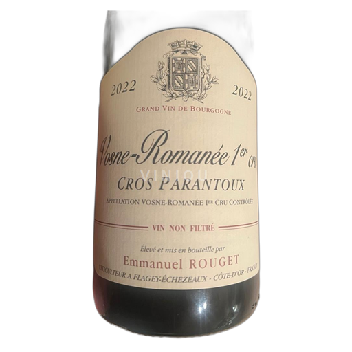 Bourgogne Vosne-romanée Premier Cru Domaine Emmanuel Rouget Cros-Parantoux 2022