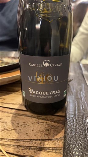 Vallée du Rhône Vacqueyras Camille Cayran 2023