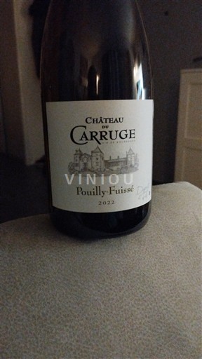 Bourgogne Pouilly-fuissé Château Carruge 2022