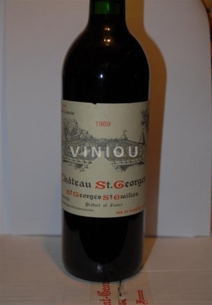 Bordeaux Saint-Georges-Saint-Émilion Château St. Georges 2000