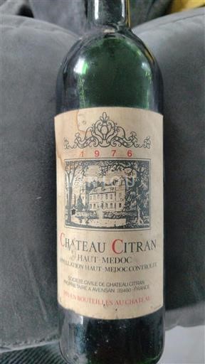 Bordeaux Haut-Médoc Château Citran 1976