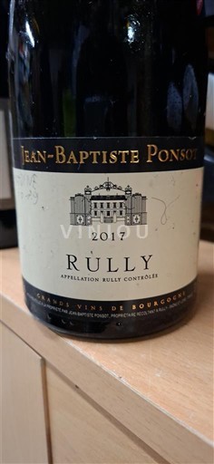 Bourgondië Rully Jean-Baptiste Ponsot 2017