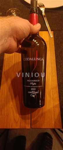 Basilicate Aglianico del Vulture Gerolamo Codalunga 2022