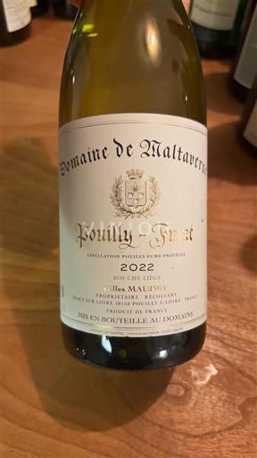 Valle della Loira Pouilly-fumé Domaine Maltaverne 2022