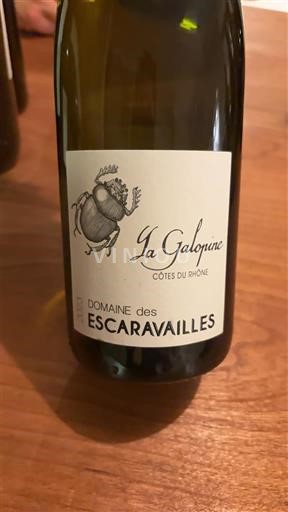 Thung lũng Rhône Côtes-du-rhône Domaine S Escaravailles La Galopine Không niên vụ