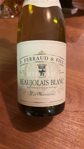Beaujolais Không được chỉ định P. Ferraud & Fils Les Merrains 2022
