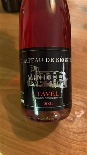 Thung lũng Rhône Tavel Château Ségriès 2024