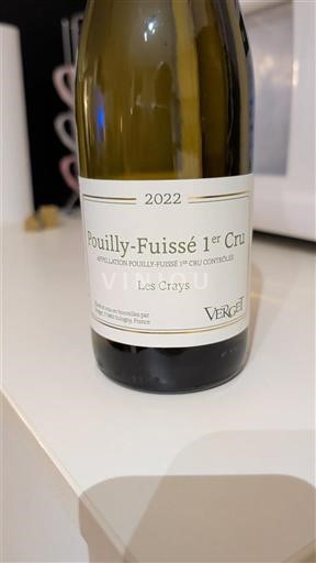 Bourgogne Không được chỉ định Premier Cru Verget Les Crays 2022
