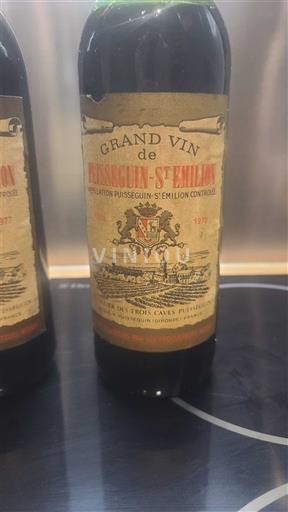 Bordeaux Puisseguin-saint-émilion Les Trois Caves 1972