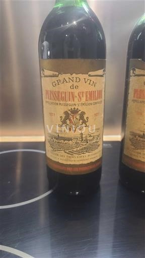 Bordeaux Puisseguin-saint-émilion Cellier des trois caves 1977