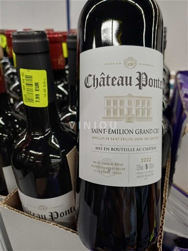 Bordeaux Saint-Émilion Grand Cru Grand Cru Château Ponteil 2022