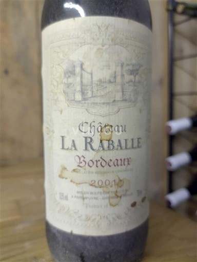 Bordeaux Château La Raballe 2001