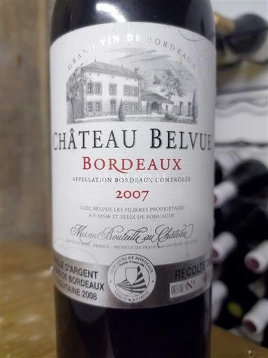 Bordeaux Château Bellevue 2007