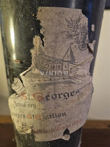 Bordeaux Saint-Georges-Saint-Émilion Château Saint Georges 1952