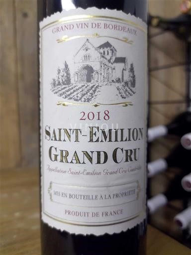 Бордо Сент-Емільйон Гран Крю Château Château 2018