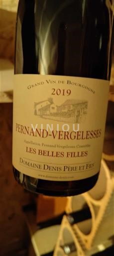 Bourgogne Pernand-vergelesses Domaine Nis Père et Fils Les Belles Filles 2019