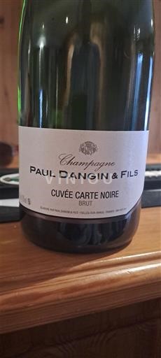 Šampanja Šampanjec Paul Dangin & Fils Carte Noire Neleten.