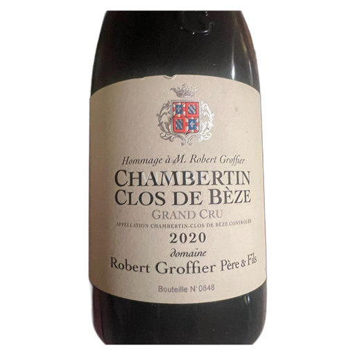 Borgogna Chambertin-Clos-de-Bèze Grand Cru Domaine Robert Groffier Père & Fils 2020