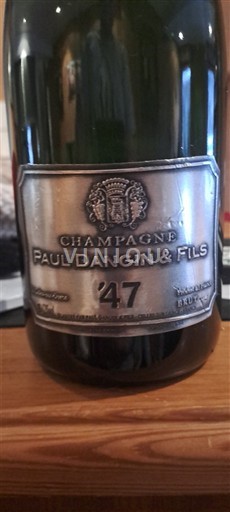 Champagne Paul Dangin & Fils 47 Icke årgångsbetecknad