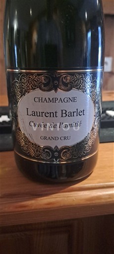 Champagne Grand Cru Laurent Barlet de l'amitié Icke årgångsbetecknad