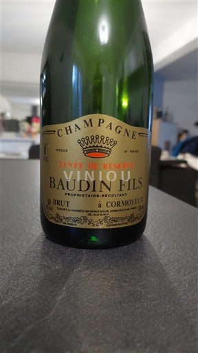 Šampanja Šampanjec Baudin Fils de Réserve Neleten.