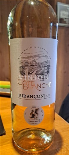 South West Jurançon Domaine La Cbe Blanche 2022