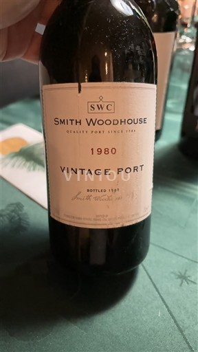 Portugal Portvin Smith Woodhouse Vintage Port 1980