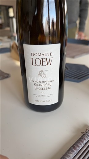 Elzas Gewurztraminer Grand Cru Domaine Loew Engelberg 2017