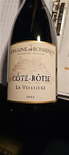 Thung lũng Rhône Côte-rôtie Domaine Bonserine La Viallière 2022