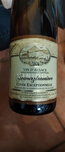 Alsacia Cave Vinicole de Hunawihr Exceptionnelle 2009