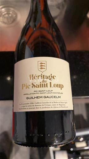 Linguadoca Pic Saint-Loup Guilhem Gaucelm Héritage du Pic Saint Loup 2016