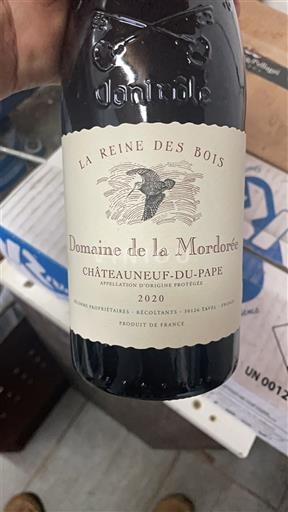 Thung lũng Rhône Châteauneuf-du-pape Domaine La Mordorée La Reine des Bois 2020