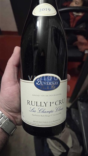 Bourgondië Rully Premier Cru Duvernay Les Champs Clous 2019