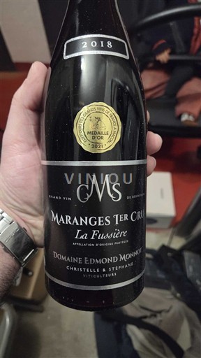 Borgogna Maranges Premier Cru Domaine Edmond Monnot La Fussière 2018