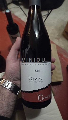 Burgundy Givry Genouillault 2022