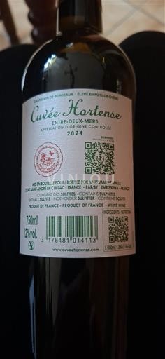 Bordeaux Giữa hai dòng sông Château Ceroux Hortense 2024