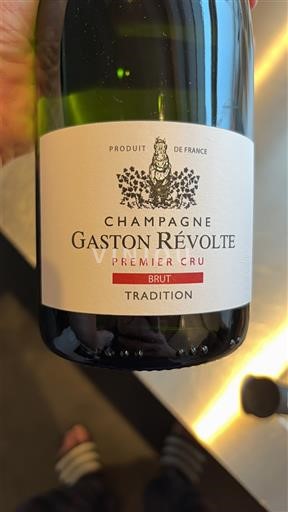 Šampanja Ni doloceno Premier Cru Gaston Révolte Tradition Neleten.