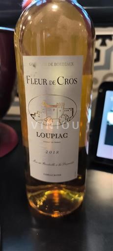 Bordeaux Loupiac Fleur de Cros 2018
