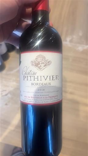 Bordeaux Château Pithivier 2018