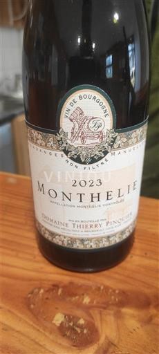 Bourgogne Monthélie Domaine Thierry Pinson 2023
