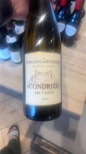 Thung lũng Rhône Condrieu Domaine Bonserine Les 3 Lieux 2022