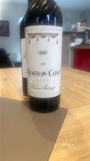 Bordeaux Mouton Cadet 1981