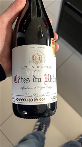 Vallée du Rhône Côtes-du-rhône Moulin de Meyran Grand Terroir 2023