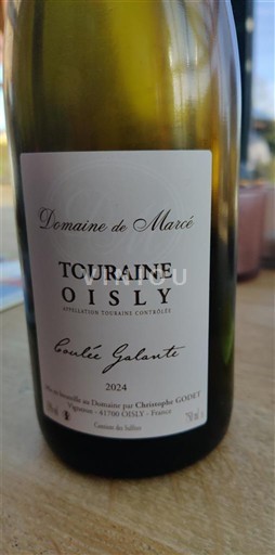 Thung lũng sông Loire Touraine-oisly Domaine Marcé Coulée Galante 2024