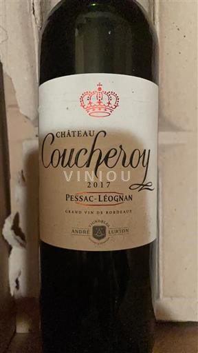 Bordo Pessac-Léonjan Château Coucheroy 2017