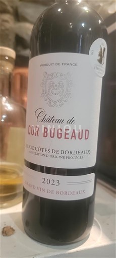 Bordeaux Blaye-côtes-de-bordeaux Château Cor Bugeaud 2023